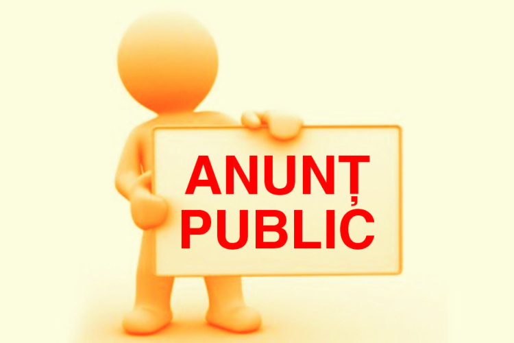 Anunt examen promovare in grad